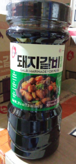 돼지갈비 소스 DS PORK GALBI MARINADE SAUCE 840G (12BTL/BOX)