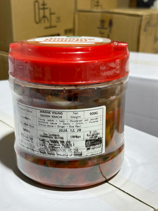 진미네 열무김치 YOUNG RADISH KIMCHI 900G