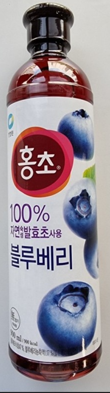 홍초 블루베리 DS HONG CHO BLUEBERRY 900MLx12