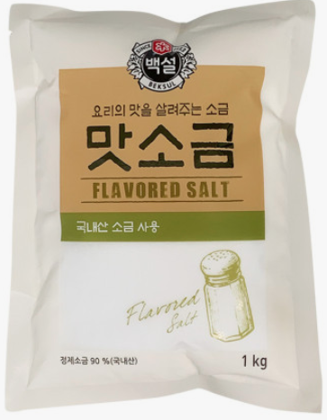 백설 맛소금 CJ SEASONED SALT 1KG*10