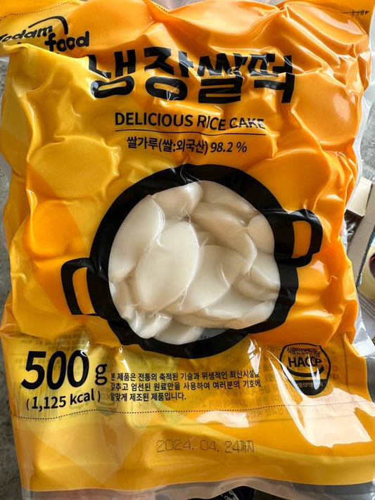 CJ 떡국떡 CJ SLICED RICE CAKE 500G*20
