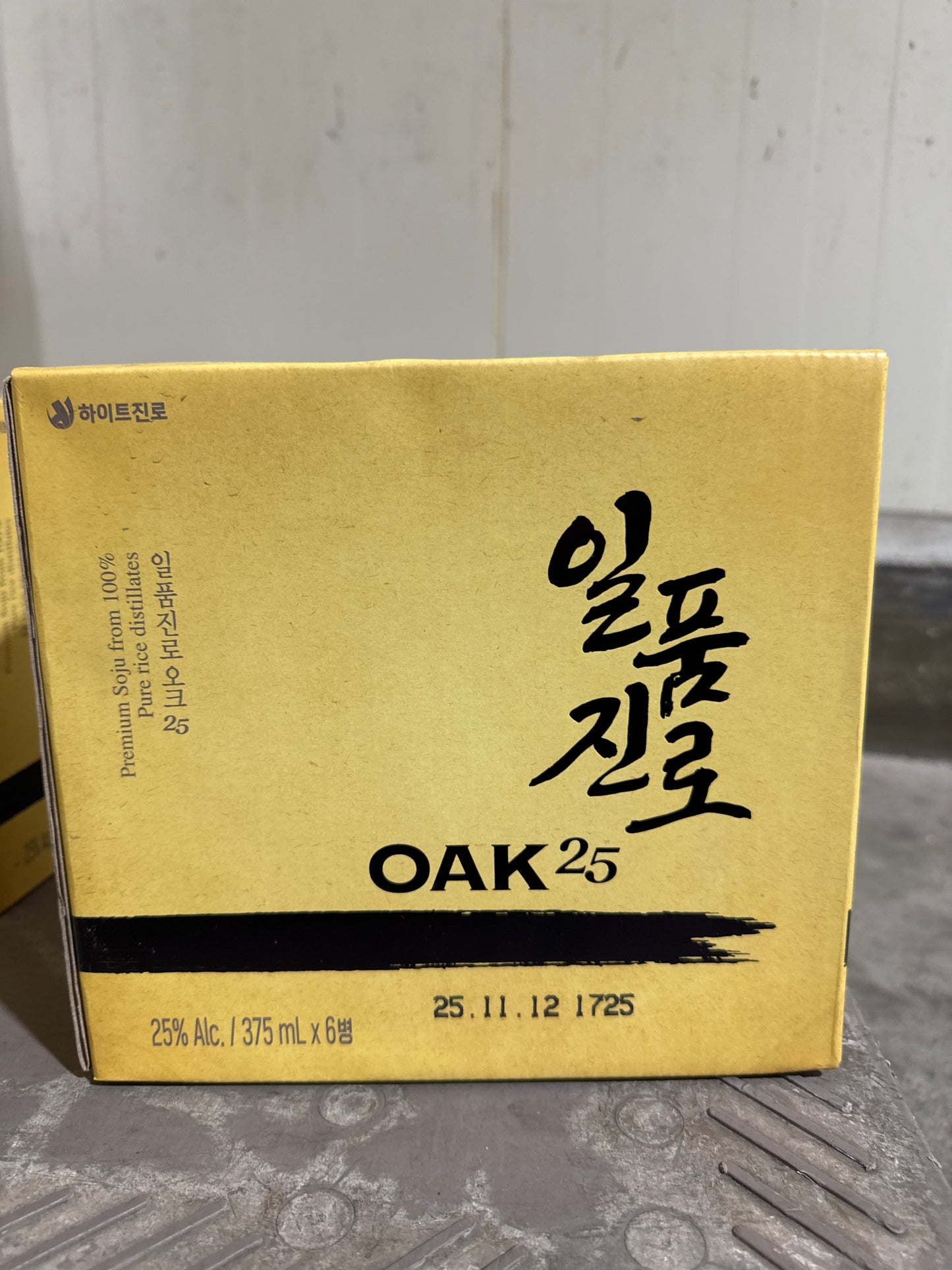 [BOX] 일품진로 오크 25 ILPUM JINRO OAK 25 (6BTL/CTN)