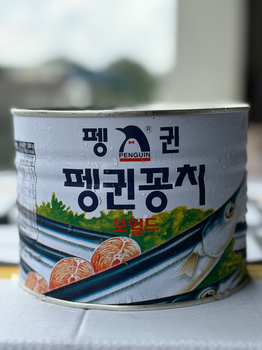펭귄 꽁치 캔 CANNED MACKEREL PIKE 1.88KG (6 CAN/BOX)
