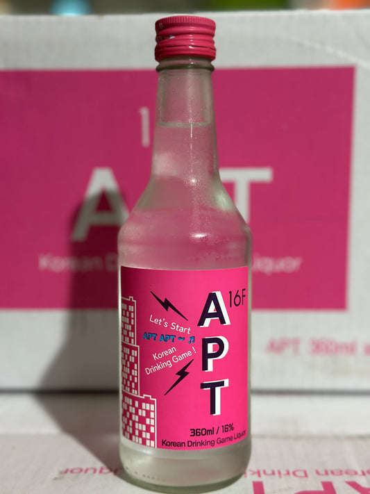 [BOX] 주나라 APT(아파트) 소주 APT SOJU 16% 360ML (20 BTL/CTN)