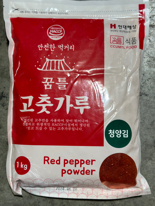다농 청양 굵은 고춧가루 SPICY PEPPER POWDER COARSE 1KGx12
