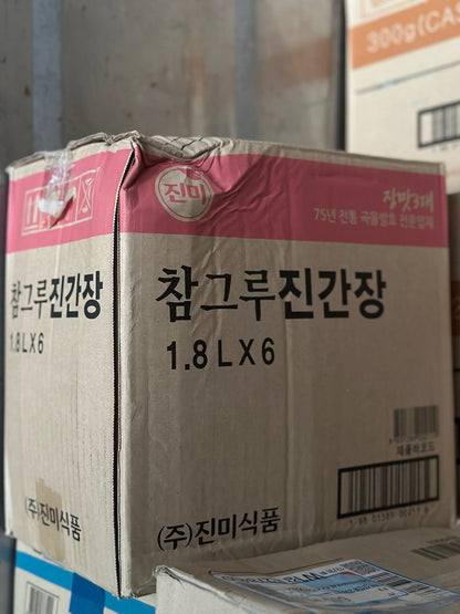 진미 진간장 JINMI JIN SOY SAUCE 1.8L