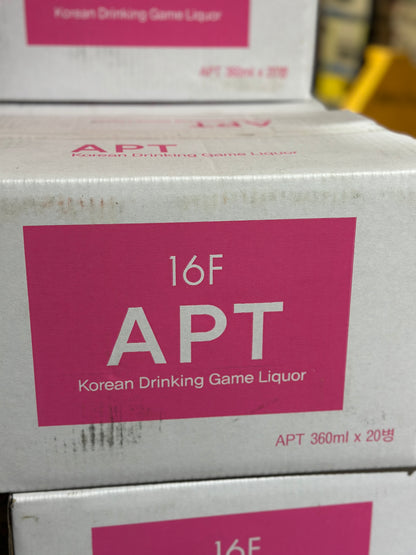 [BOX] 주나라 APT(아파트) 소주 APT SOJU 16% 360ML (20 BTL/CTN)