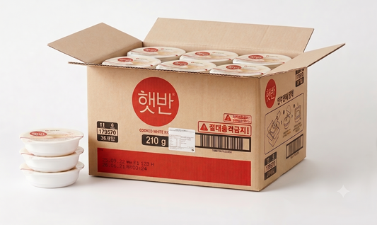 [BOX] CJ 햇반 COOKED WHITE RICE 210Gx36EA / BOX