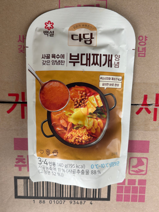 다담 부대찌개 소스 ARMY STEW SAUCE 140G (24PKT/CTN)