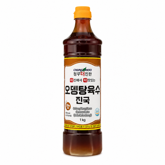 청우식품 오뎅탕 육수 진국 FISHCAKE BROTH SAUCE 1KG (12BTL/BOX)