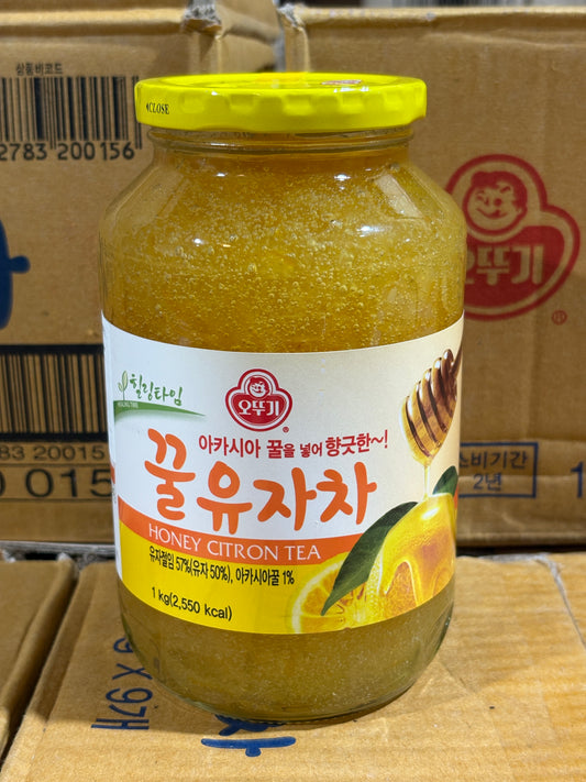 오뚜기 유자차 OTG HONEY CITRON TEA 1KG (9BTL / CTN)