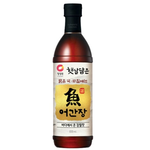 청정원 햇살담은 어간장 FISH SOY SAUCE 830ML (12 BTL/BOX)
