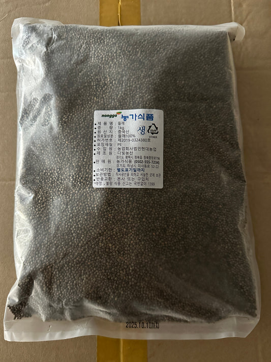 농가식품 통들깨 WHOLE PERILLA SEEDS 1KG (12PKT/CTN)