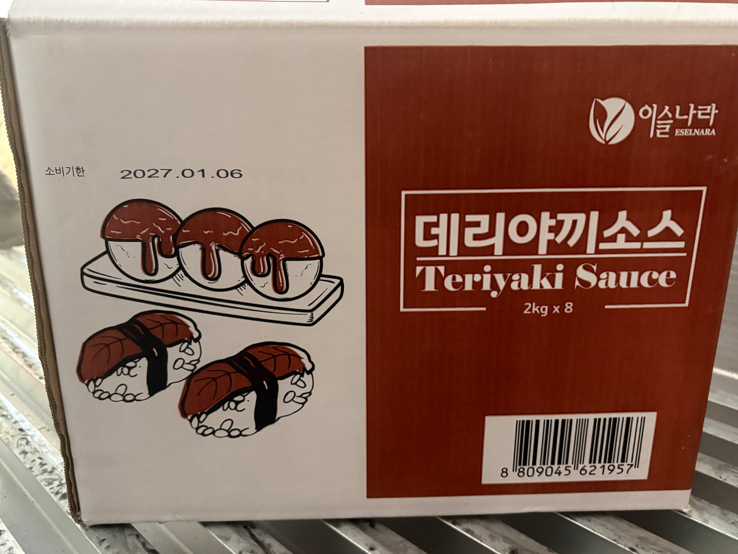 이슬나라 데리야끼 소스  TERIYAKI SAUCE 2KG (8 BTL/BOX)