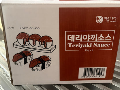 이슬나라 데리야끼 소스  TERIYAKI SAUCE 2KG (8 BTL/BOX)