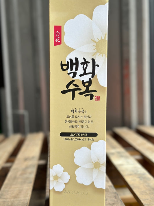 [1 BTL] 백화수복 (정종) KOREAN RICE WINE 1800ML*8