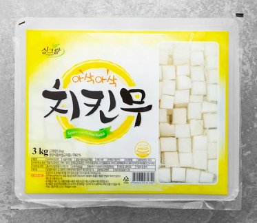 [BOX] 아삭아삭 치킨무 PICKLED RADISH 3KGx4