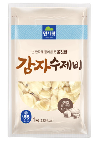 청우림 감자 수제비 FROZEN POTATO SUJEBI 1KGx10
