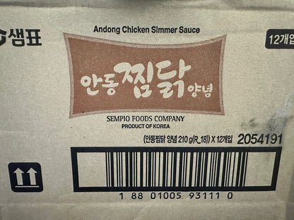 [BOX] 샘표 안동찜닭 소스 210G*12