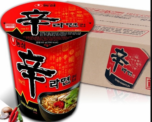 [BOX] 농심 신라면 컵라면 NS SHIN CUP RAMEN 65G x 30ea