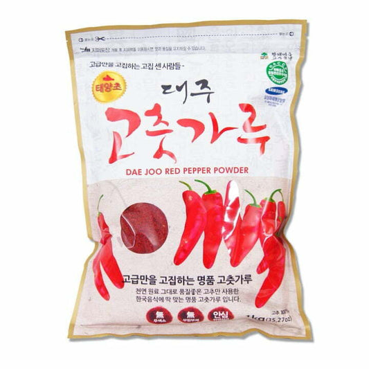대주 굵은 고춧가루 DJ CHILLI POWDER COARSE 1KG (10PKT/BOX)