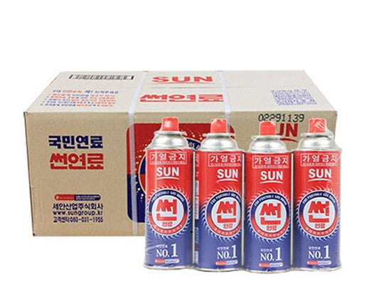 [BOX] 썬 부탄가스 SUN BUTANE GAS (220G*48PKT/CTN)