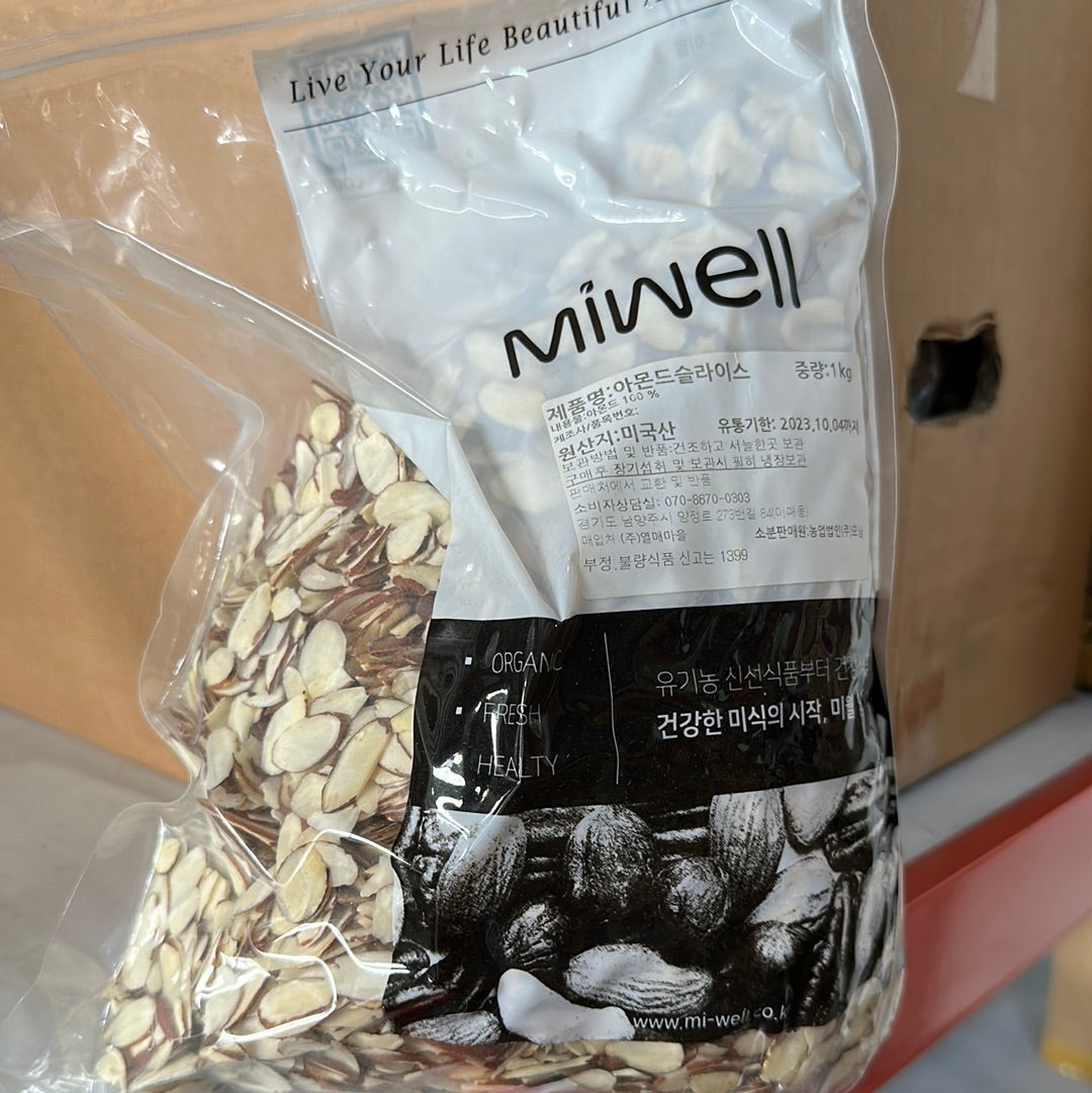 아몬드 슬라이스 ALMOND SLICE 1KGx10