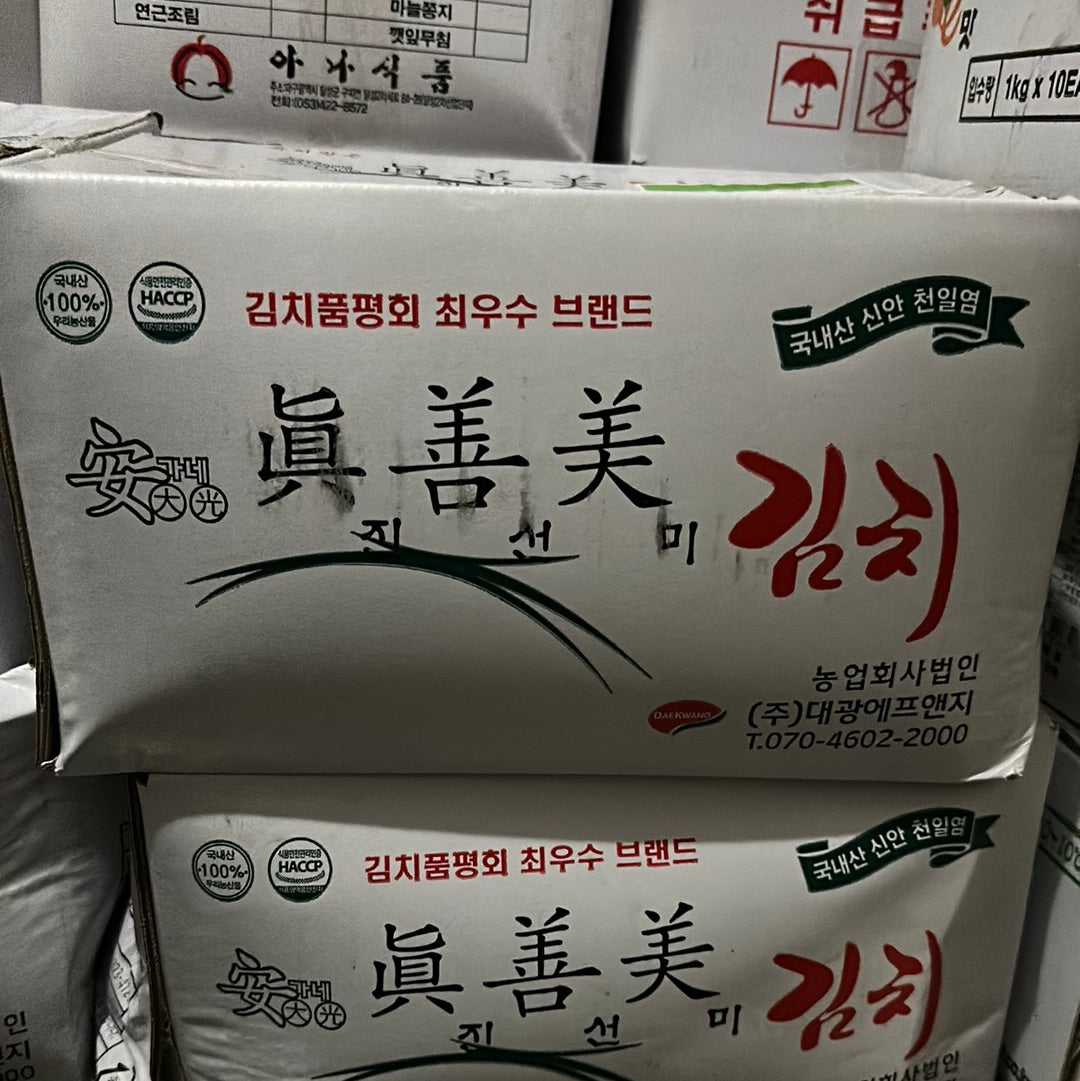[BOX] 한국산 대광 진선미 배추김치 DK CABBAGE KOREAN KIMCHI 10KG